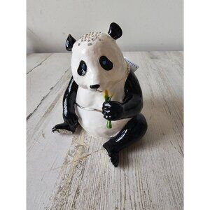 Kalifano large Panda trinket jewelry box keepsake rhinestone jeweled unique bear